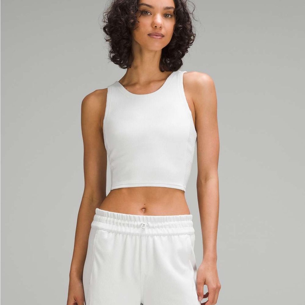 Lululemon Athletica Ribbed Softstream Cropped Tank